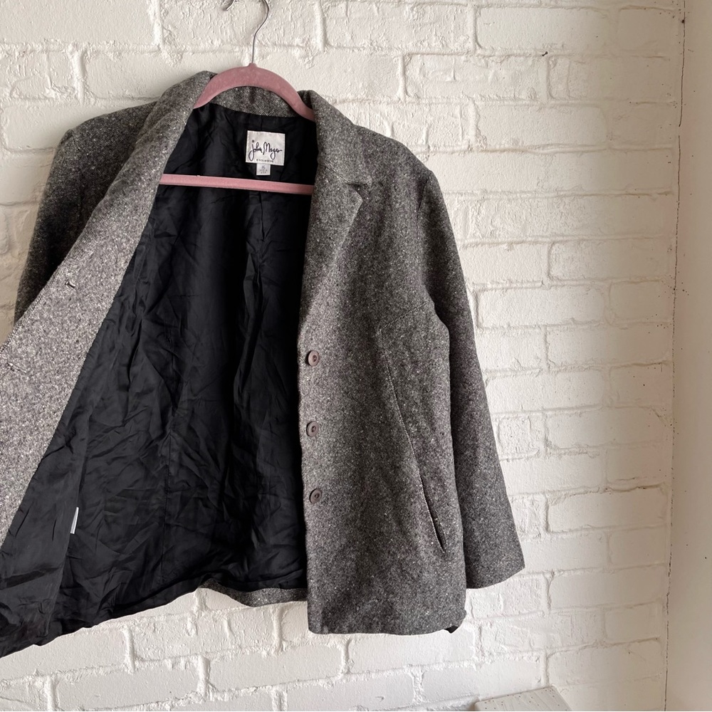 John Meyer 100 % Wool Blazer Jacket - image 6